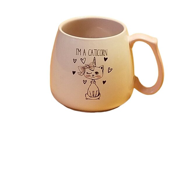 I'm a Caticorn Coffee Tea Mug Meow Cat Kitten Unicorn By Strawberry Street Mugs - Picture 2 of 9
